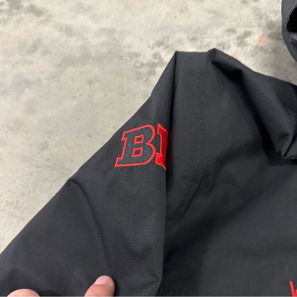 Adidas Rutgers Scarlet Knights Jacket Pullover Mens M 
Black Player Issue - Picture 5 of 13